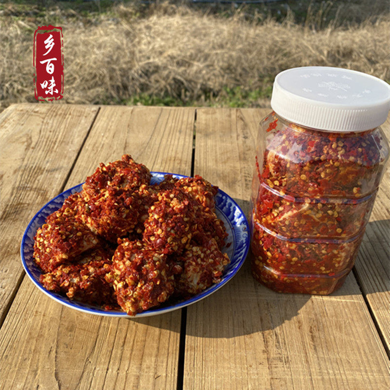 特辣无油霉豆腐 无油腐乳江西特产农家传统手工发酵超辣腐乳600克