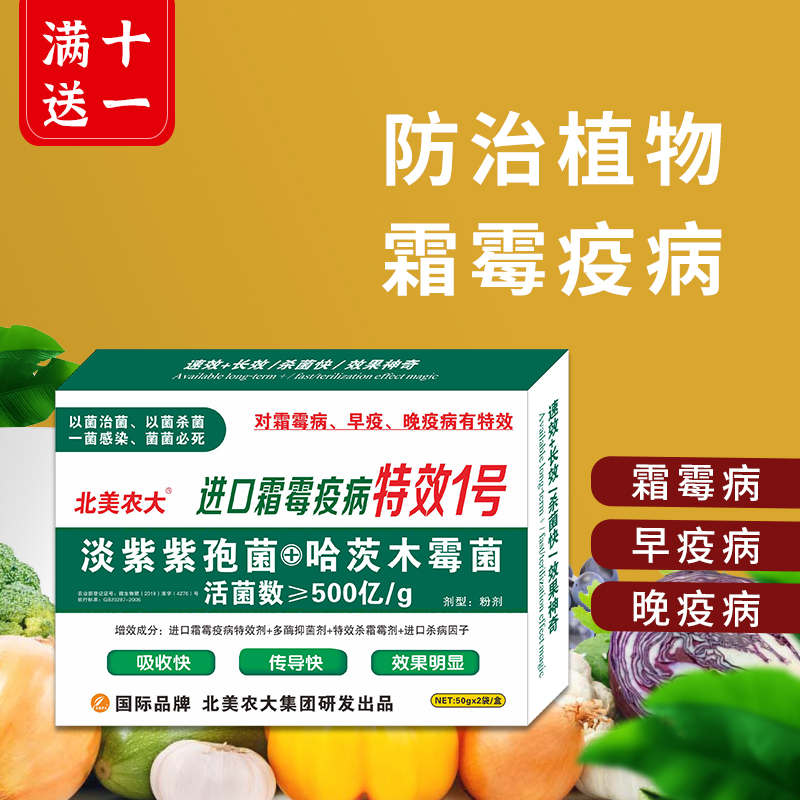 霜霉病疫病专用药杀菌剂北美农大
