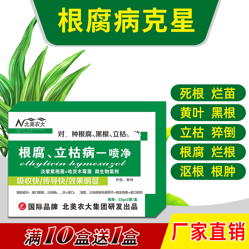 立枯病杀菌剂北美农大效果好