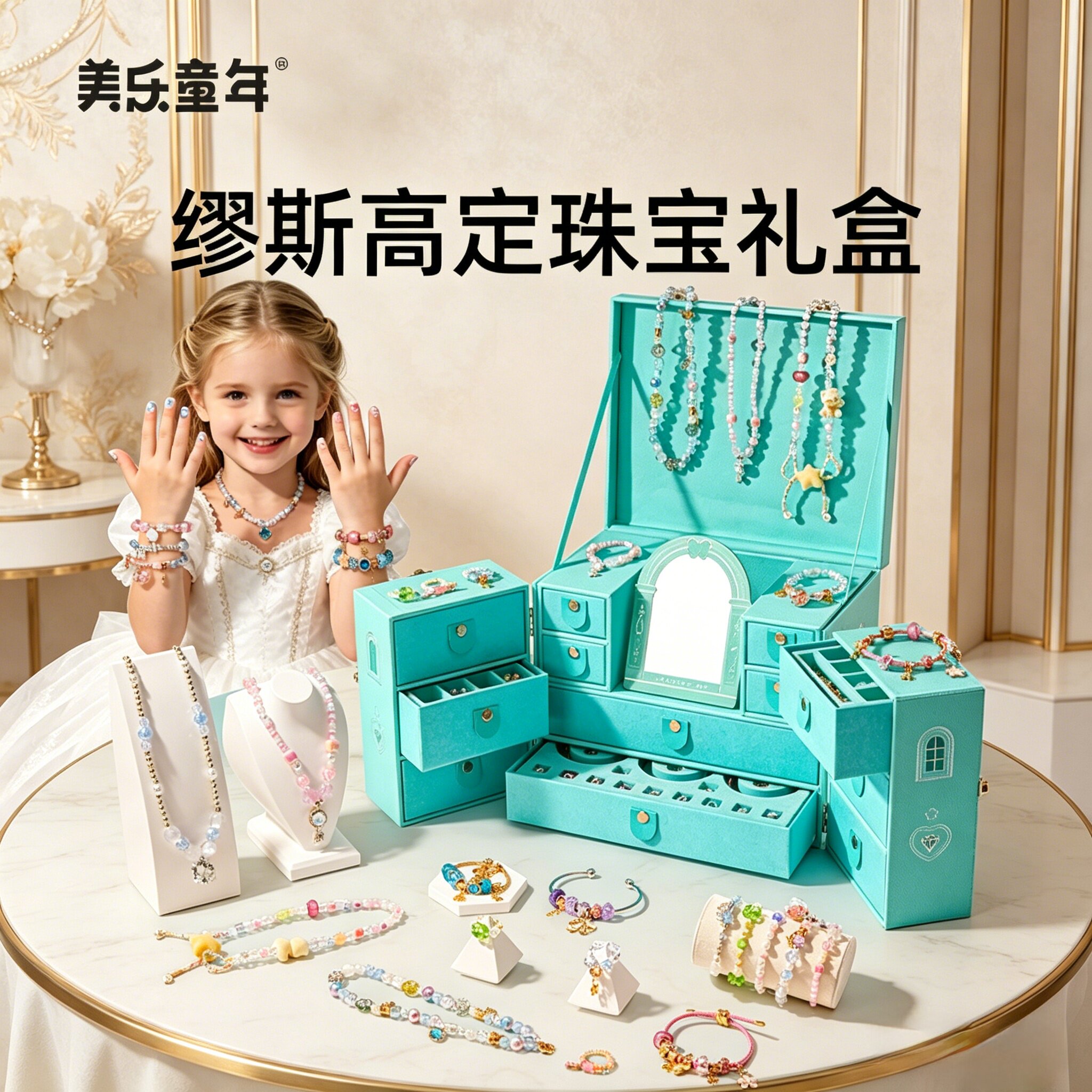 美乐童年缪斯珠宝礼盒儿童首饰