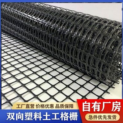 双向拉伸塑料土工格栅