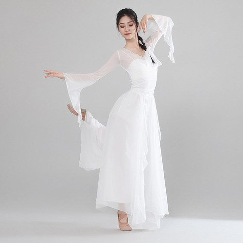 古典舞蹈服女飘逸仙气身韵纱衣