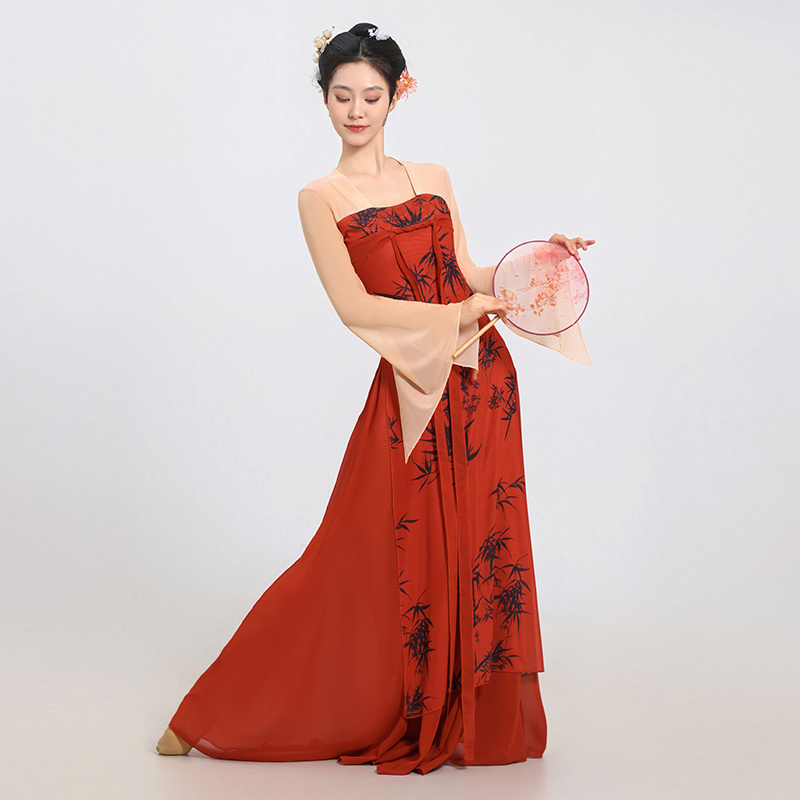 古典舞蹈服装飘逸女汉唐齐胸裙
