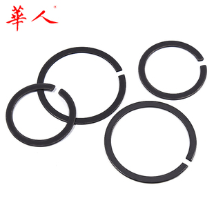 65锰带环槽轴承用挡圈压扁钢丝薄型挡圈止动环垫圈DIN5417 GB305