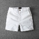 复古纯棉弹力百搭四分短裤 纯色4分裤 男士 美式 夏季 休闲薄款 短裤 子