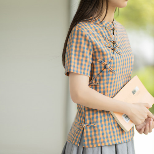 玉想知否中式女装棉麻文艺盘扣