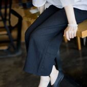 苎麻宽松复古文艺裤 玉想远意 阔腿长裤 茶人服国学服装 子 棉麻女裤