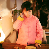 亲子中式 唐装 母子装 玉想小桔灯 母女装 中国风盘扣国学茶艺服棉袄