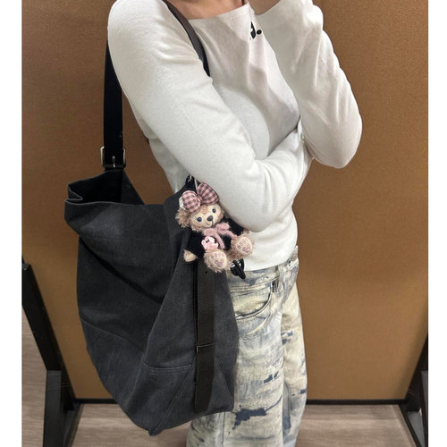 jennie同款帆布托特包