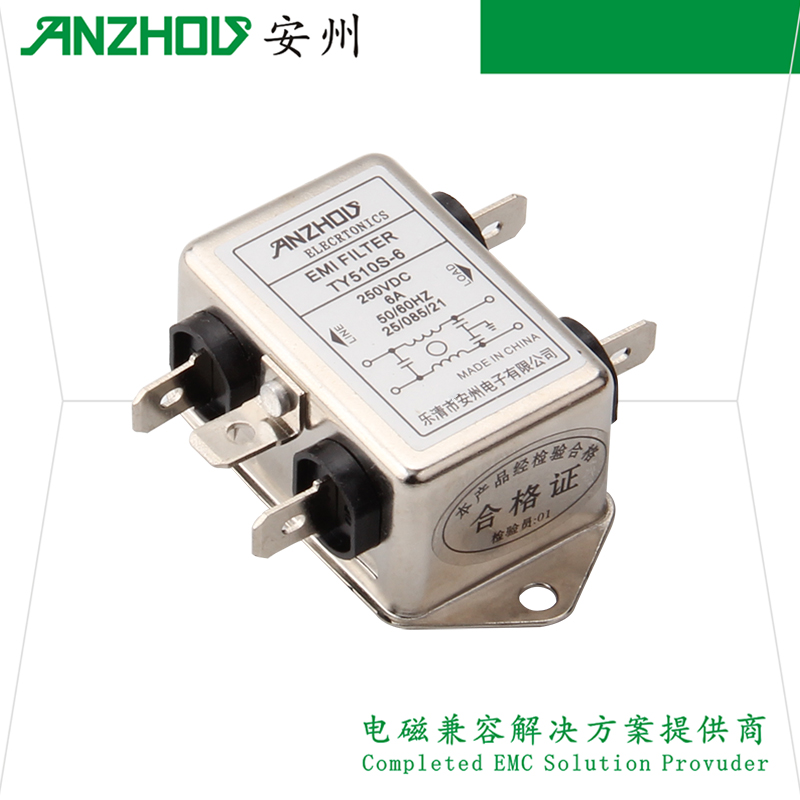 3a6a10a250vdc电源滤波器