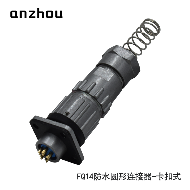 FQ18-3TK/3TJ防水圆形连接器卡扣式快速连接航空插头FQ18-3ZJ