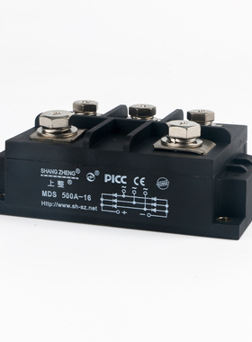 上整500A三相整流桥 MDS 500A-16 SHANGZHENG整流器MDS500A 1600V