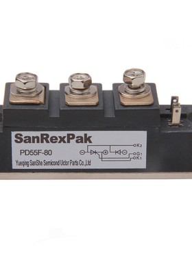 SanRexPak可控硅模块PD55F60 PD55F80 PD55F120 PD55F160