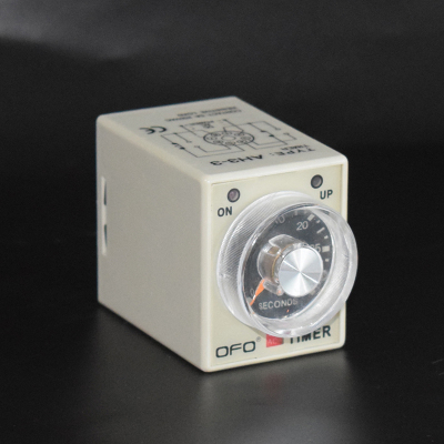 OFO时间继电器AH3-3延时/限时继电器AC220V380V110V12V24V定时器