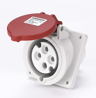 防水工业插头32A斜座插座 IP44 3芯 4芯 5芯MN3341 MN3441 MN3541