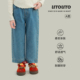 宝儿休闲百搭宽松长裤 新款 子 2026春季 大耳象女童纯色直筒牛仔裤