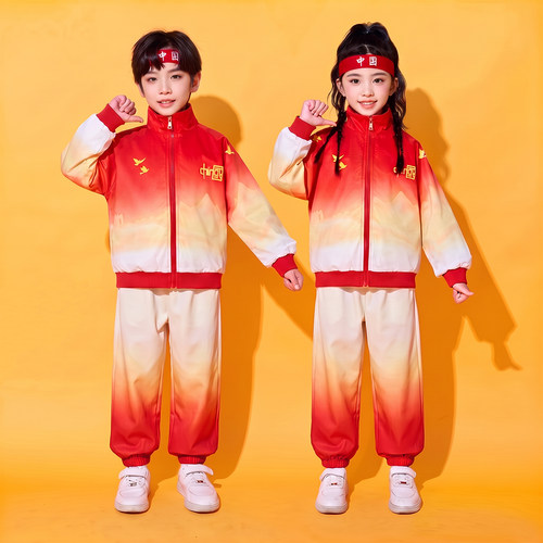 儿童运动会开幕式入场演出服
