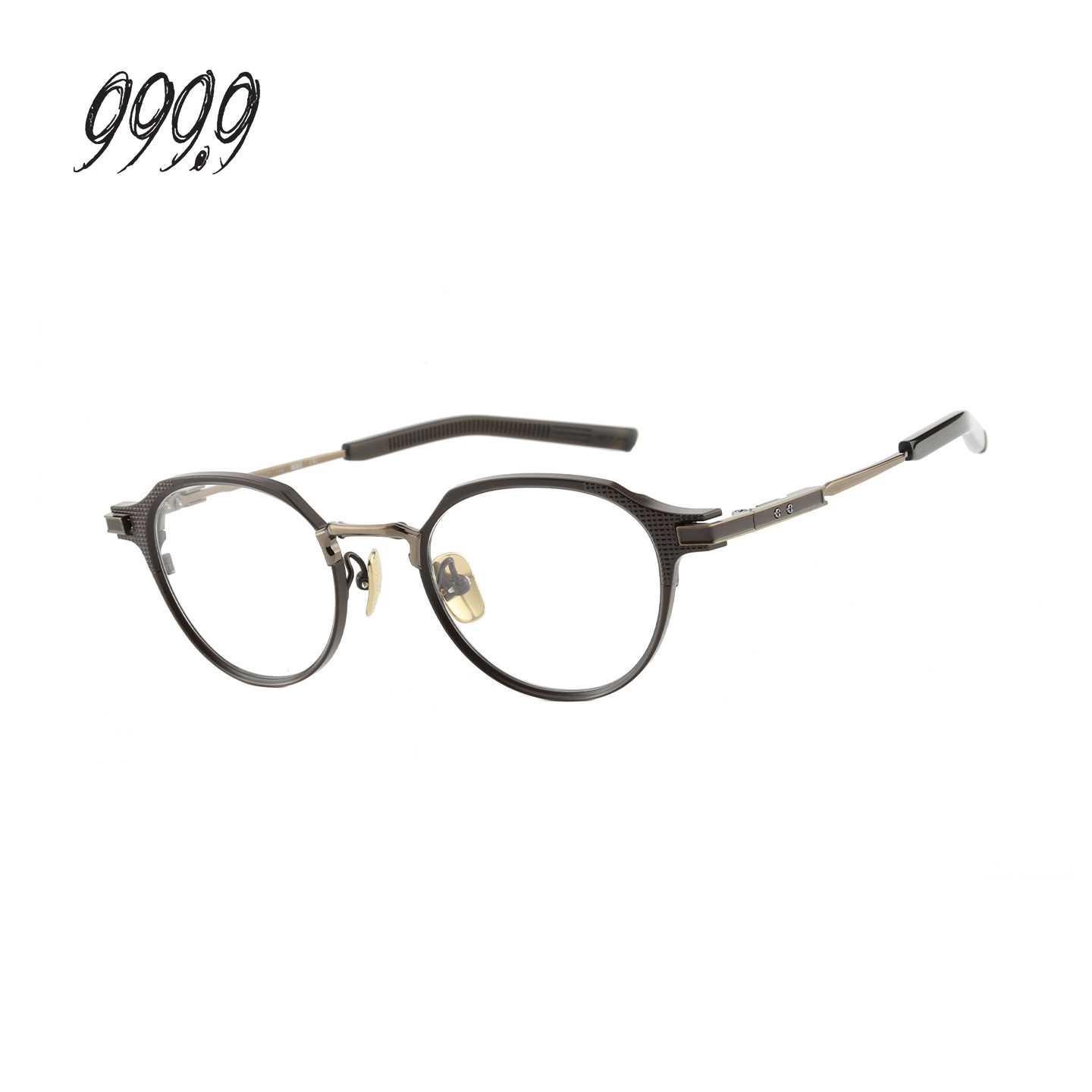 【门店自提】999.9眼镜HIGH-END日本手造圆形框钛金近视架S-05T H
