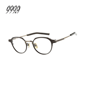 NINES 999.9眼镜HIGH END日本手造圆形框钛金近视架S FOUR 05T