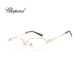 CHOPARD萧邦眼镜框男钛金方形半框光学眼镜架女配度数镜片VCHM24J