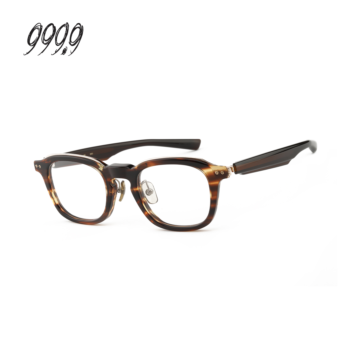 999.9日本手作板材钛金方框镜架