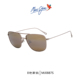 MAUIJIM茂宜睛墨镜男钛金偏光运动时尚 防晒遮阳太阳镜女MJ0887S