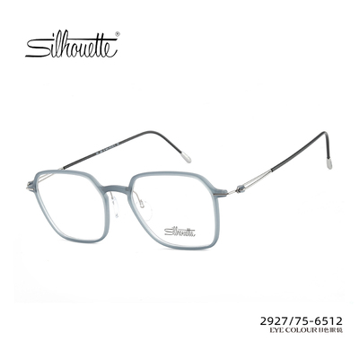 【门店自提】Silhouette诗乐眼镜架魏大勋同款男近视镜架钛金2927