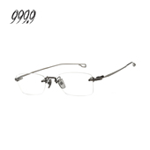 21T 999.9眼镜框男日本手作钛金属无框光学眼镜架女TW FOUR NINES