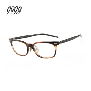 999.9眼镜日本手作板材方形框复古镜框女可配镜近视镜架男 751