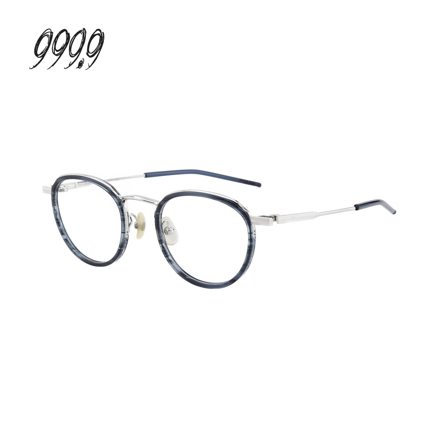999.9眼镜日本手作板材圆形全框复古镜框女可配近视镜架男M-43