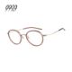 999.9眼镜男女日本手造全框圆形镜架复古风近视镜架可配镜片M 141