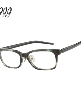 FOUR NINES 999.9眼镜框男日本手作简约方框板材钛金眼镜架NP-755