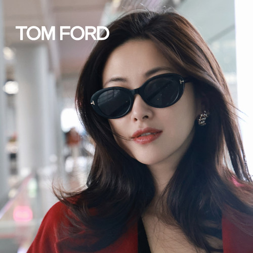 TomFord/汤姆福特椭圆框太阳镜