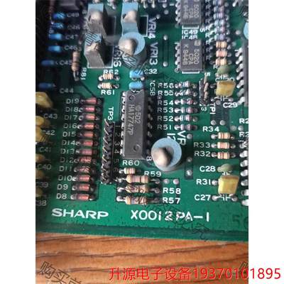 议价直拍不发：SHARP电路板XOO12PA-1 非标价