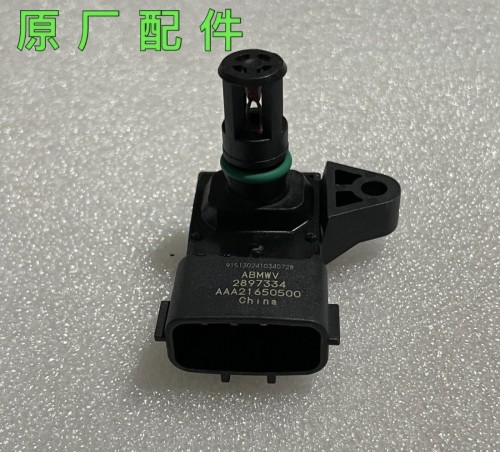 2897334适配货车天龙旗舰启航康明斯ISZ发动机进气温度压力传感器