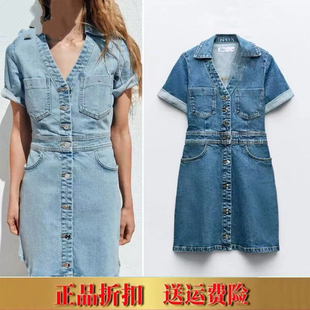 1879038 2025 427 牛仔迷你連衣裙牛仔包臀裙 短袖 新品 女裝