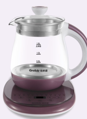 Grelide/格来德G118E电热水壶煮茶器保温电茶壶养生壶1.8L多功能