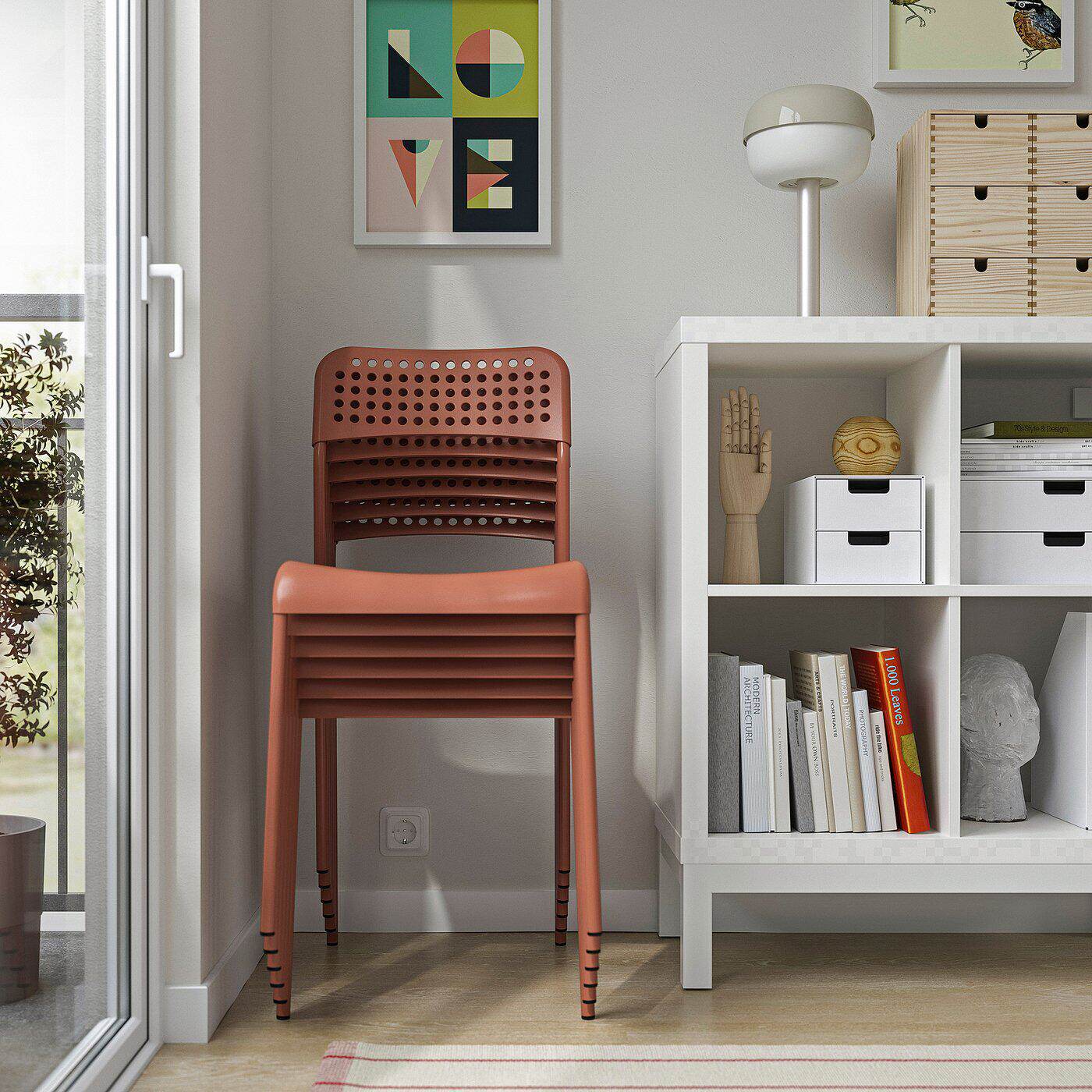 IKEA宜家代购桑德贝利椅子家用客厅简约吃饭座椅餐椅小户型靠背椅