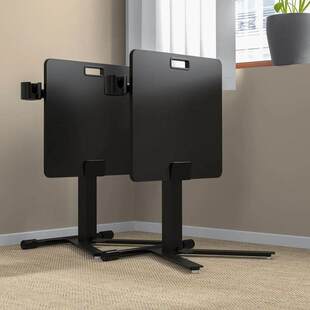 IKEA宜家米特丛带脚轮的笔记本电脑桌可移动升降小桌子家用床边桌