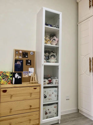 IKEA宜家毕利奥克伯书柜带玻璃门