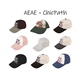 AEAE 彩色 韩国字母logo拼色棒球帽小众鸭舌帽子男女同款 6.5折