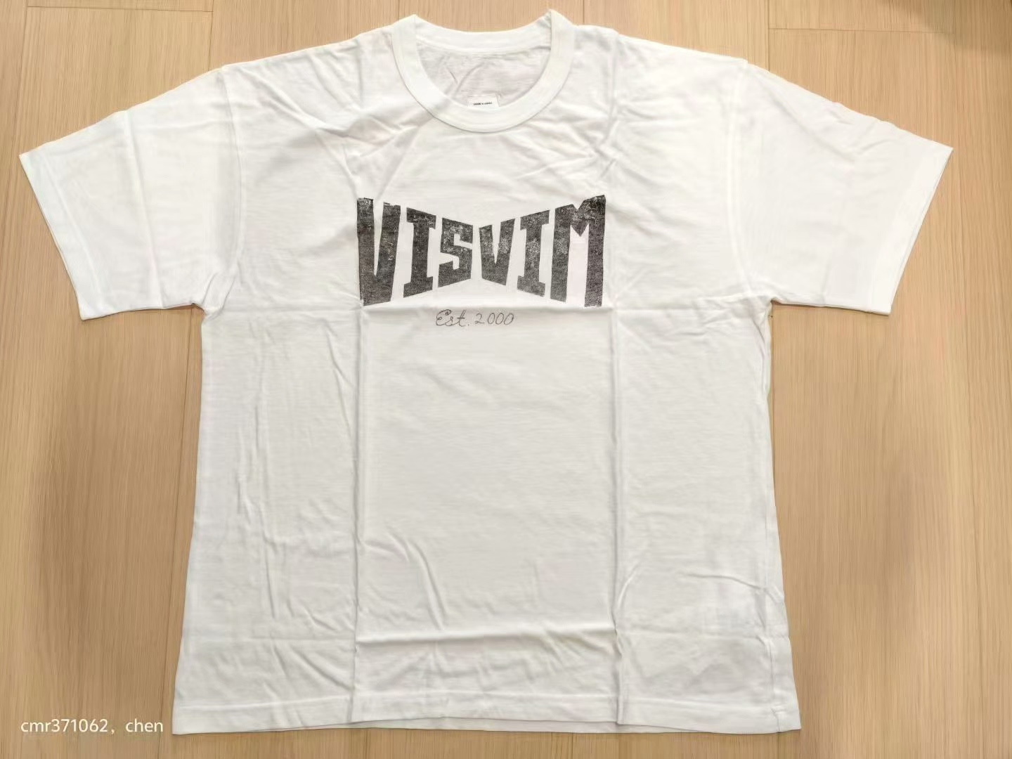 visvim 24ss heritage tee s/s — detail