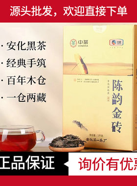 三年陈安化黑茶中茶陈韵金砖
