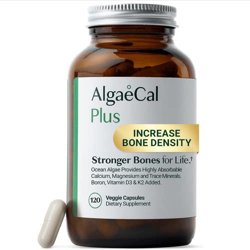 美国代购ALGAECAL Plus - Organic Red Algae Calcium Supplement