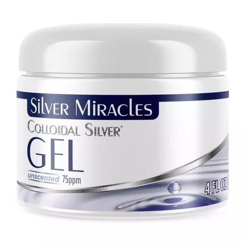 Silver Miracles - Colloidal Silver Gel - Nano Silver Gel Wou
