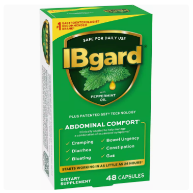 美国代购IBgard Gut Health Supplement, Peppermint Oil Capsule