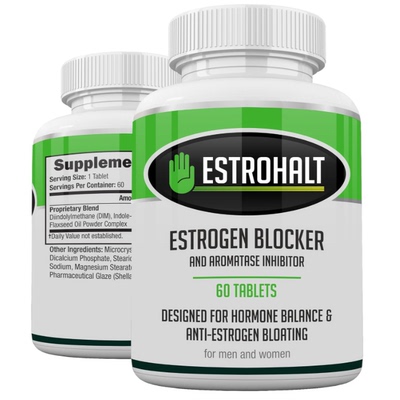 Estrohalt Estrogen-Blocker Supplement Vitamins for Men &a