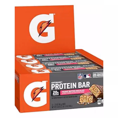 Gatorade Whey Protein Bars， Chocolate Pretzel， 2.8 oz bar