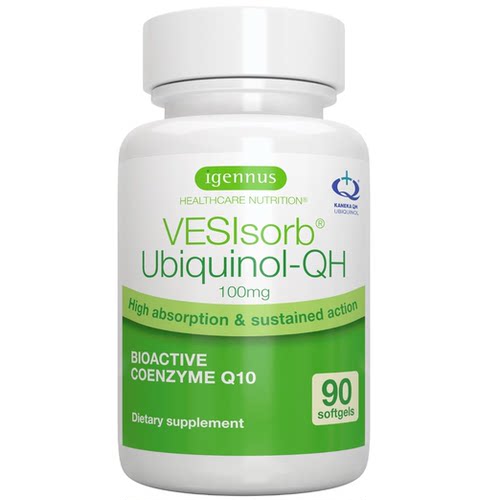 Igennus Advanced VESIsorb Ubiquinol-QH, Superior CoQ10 100m