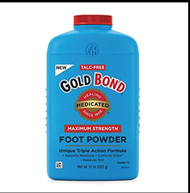 在途gold bond medicated talc-free foot powder 10 oz maximum